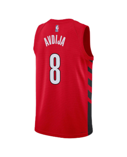 Deni Avdija #8 Maillot de déclaration rouge des Portland Trail Blazers