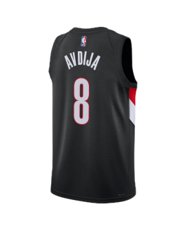Deni Avdija #8 Portland Trail Blazers Maillot Icône Noir
