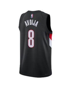 Deni Avdija #8 Portland Trail Blazers Maillot Icône Noir
