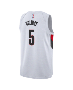 Jrue Holiday #5 Maillot d'association blanc des Portland Trail Blazers