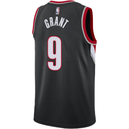 Jerami Grant #9 Portland Trail Blazers Maillot Icône Noir