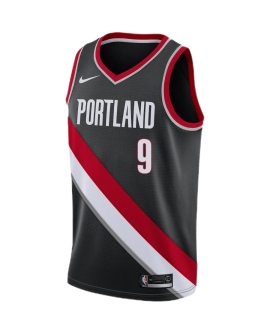 Jerami Grant #9 Portland Trail Blazers Maillot Icône Noir