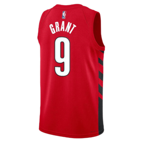 Jerami Grant #9 Maillot de déclaration rouge des Portland Trail Blazers