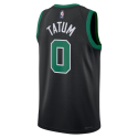 Jayson Tatum #0 Maillot de déclaration noir des Boston Celtics