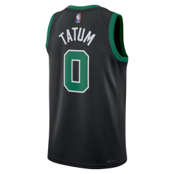 Jayson Tatum #0 Maillot de déclaration noir des Boston Celtics