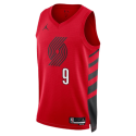 Jerami Grant #9 Maillot de déclaration rouge des Portland Trail Blazers