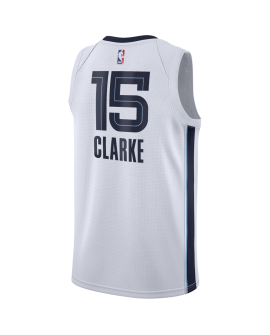 Brandon Clarke #15 Maillot blanc de l'association des Memphis Grizzlies