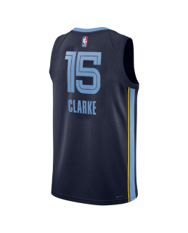 Brandon Clarke #15 Maillot icône de la marine des Memphis Grizzlies
