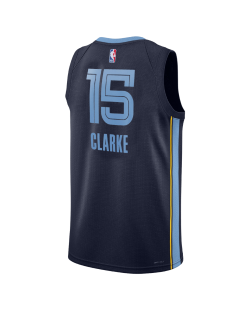 Brandon Clarke #15 Maillot icône de la marine des Memphis Grizzlies