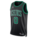 Jayson Tatum #0 Maillot de déclaration noir des Boston Celtics