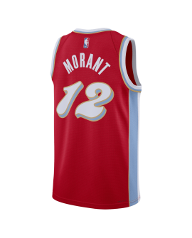 Morant #12 Maillot Memphis Grizzlies Red City Edition