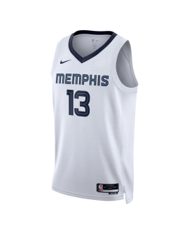 Jaren Jackson Jr. #13 Maillot de l'association blanche des Memphis Grizzlies