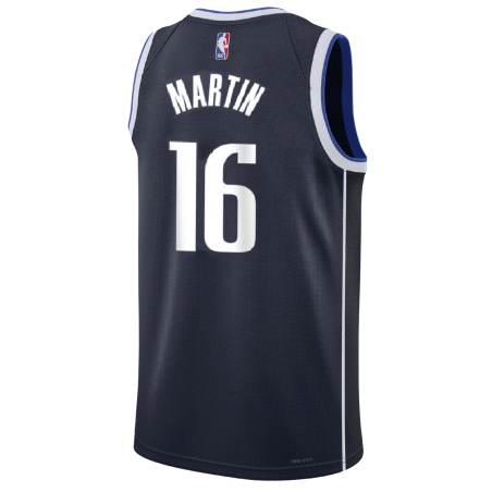 Caleb Martin #16 Maillot de déclaration de la marine des Dallas Mavericks