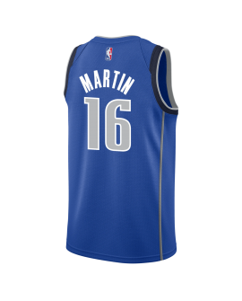Caleb Martin #16 Maillot Icône Bleue Dallas Mavericks
