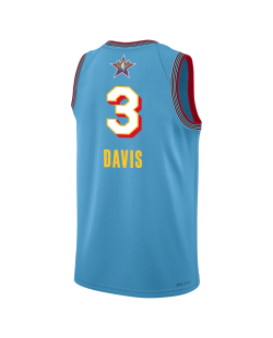 Anthony Davis #3 Maillot Dallas Mavericks Bleu 2025 All-Star Edition
