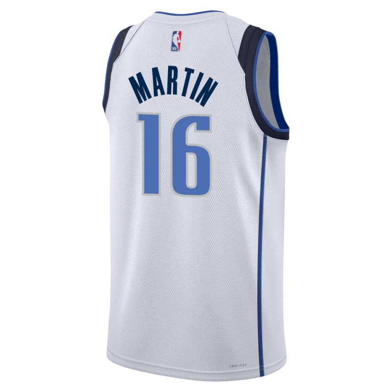 Caleb Martin #16 Maillot blanc de l'association Dallas Mavericks