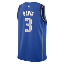 Anthony Davis #3 Maillot Icône Bleue Dallas Mavericks