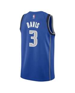 Anthony Davis #3 Maillot Icône Bleue Dallas Mavericks