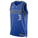Anthony Davis #3 Maillot Icône Bleue Dallas Mavericks