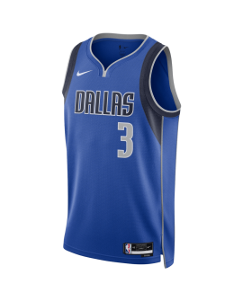 Anthony Davis #3 Maillot Icône Bleue Dallas Mavericks