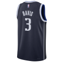 Anthony Davis #3 Maillot de déclaration de la marine des Dallas Mavericks