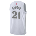 Daniel Gafford #21 Maillot Dallas Mavericks White City Edition