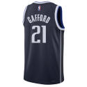 Daniel Gafford #21 Maillot de déclaration de la marine des Dallas Mavericks