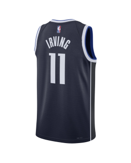 Kyrie Irving #11 Maillot de déclaration de la marine des Dallas Mavericks