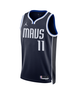 Kyrie Irving #11 Maillot de déclaration de la marine des Dallas Mavericks
