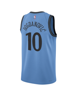 Bogdan Bogdanovic #10 Maillot LA Clippers Bleu Clair Édition Ville