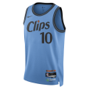 Bogdan Bogdanovic #10 Maillot LA Clippers Bleu Clair Édition Ville