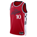 Bogdan Bogdanovic #10 Maillot de déclaration rouge LA Clippers