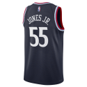 Derrick Jones Jr. #55 LA Clippers Maillot Icône Marine