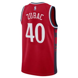 Ivica Zubac #40 Maillot de déclaration rouge LA Clippers