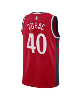 Ivica Zubac #40 Maillot de déclaration rouge LA Clippers