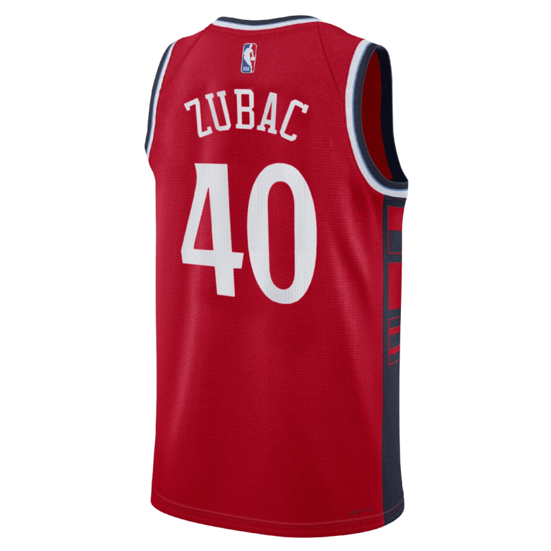 Ivica Zubac #40 Maillot de déclaration rouge LA Clippers
