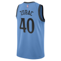 Ivica Zubac #40 LA Clippers Maillot Bleu Clair Édition Ville