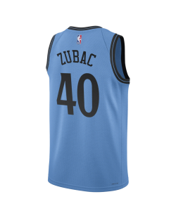 Ivica Zubac #40 LA Clippers Maillot Bleu Clair Édition Ville