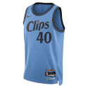 Ivica Zubac #40 LA Clippers Maillot Bleu Clair Édition Ville