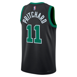 Payton Pritchard #11 Maillot de déclaration noir des Boston Celtics