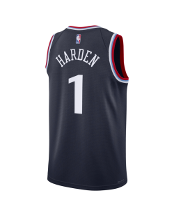 James Harden #1 Maillot icône de la marine des LA Clippers
