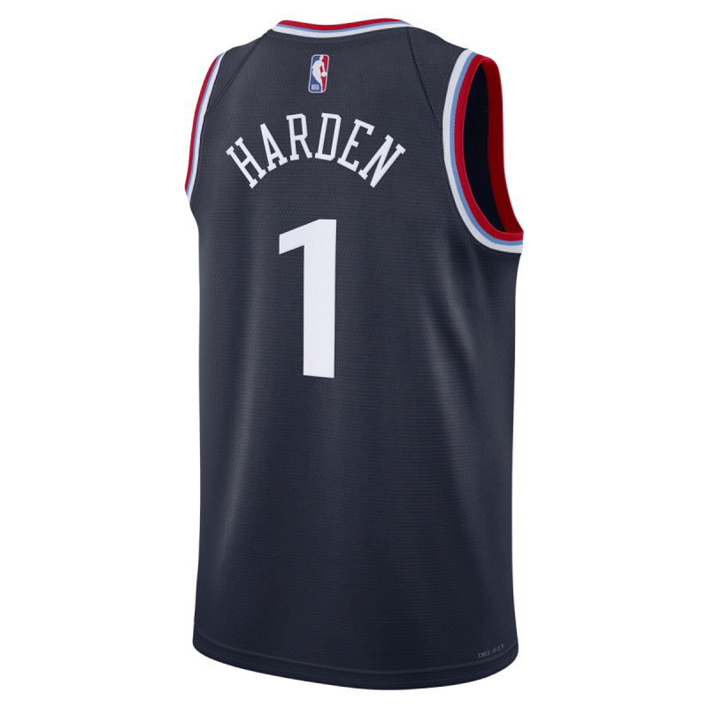James Harden #1 Maillot icône de la marine des LA Clippers