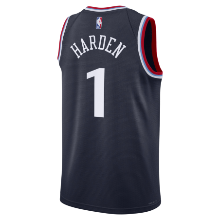 James Harden #1 Maillot icône de la marine des LA Clippers