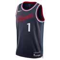 James Harden #1 Maillot icône de la marine des LA Clippers