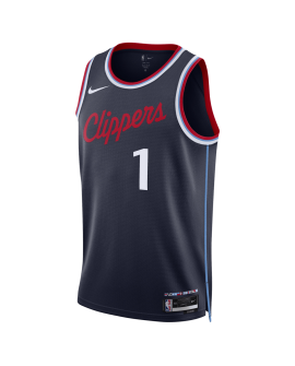 James Harden #1 Maillot icône de la marine des LA Clippers