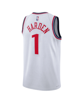 James Harden #1 Maillot blanc de l'association LA Clippers