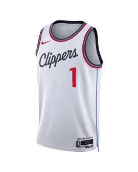 James Harden #1 Maillot blanc de l'association LA Clippers