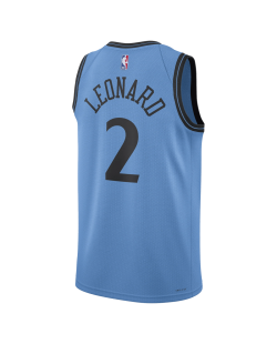 Maillot Kawhi Leonard #2 LA Clippers, bleu clair, édition City