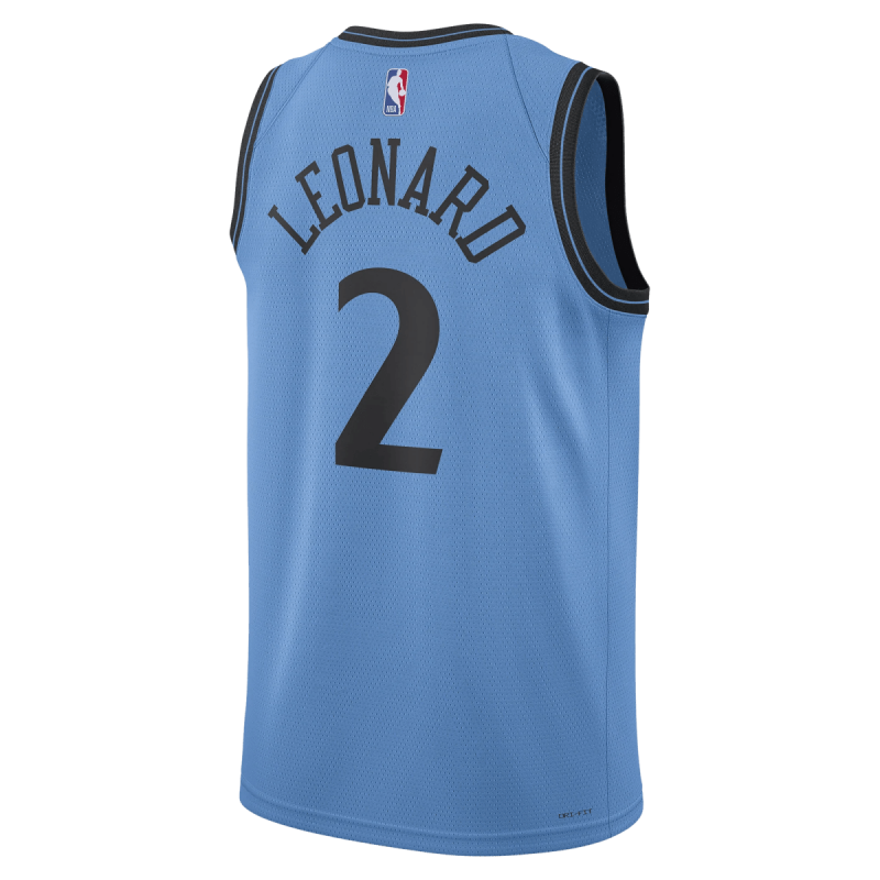 Maillot Kawhi Leonard #2 LA Clippers, bleu clair, édition City