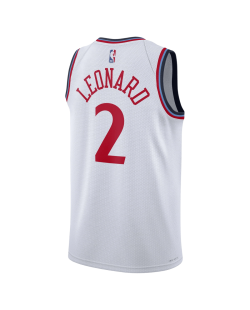 Kawhi Leonard #2 Maillot blanc de l'association LA Clippers